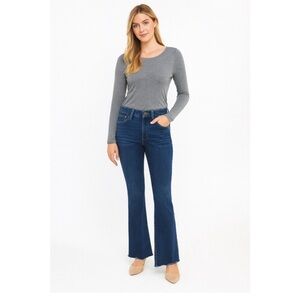 J. Crew Dark Blue Flare Jeans